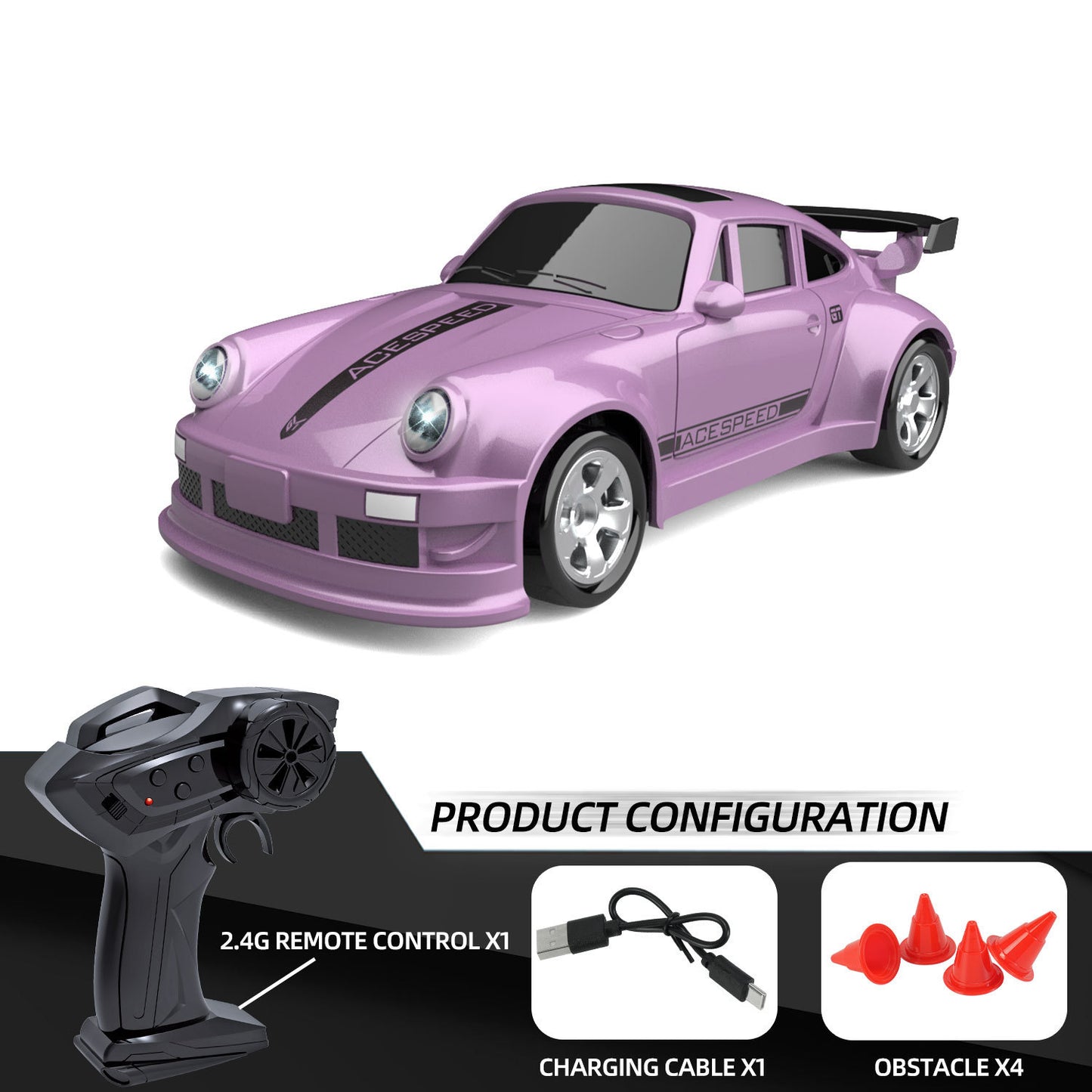 Mini 1/64 RC Drift Car
