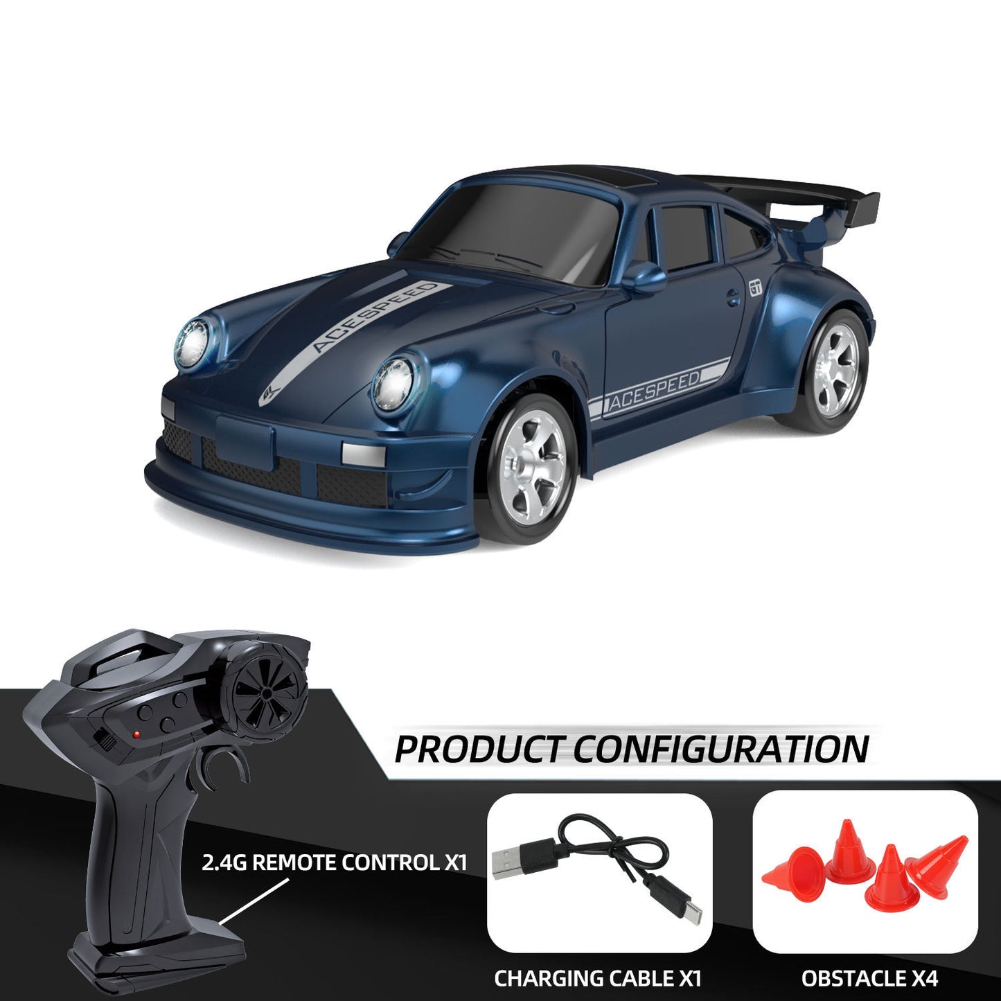 Mini 1/64 RC Drift Car