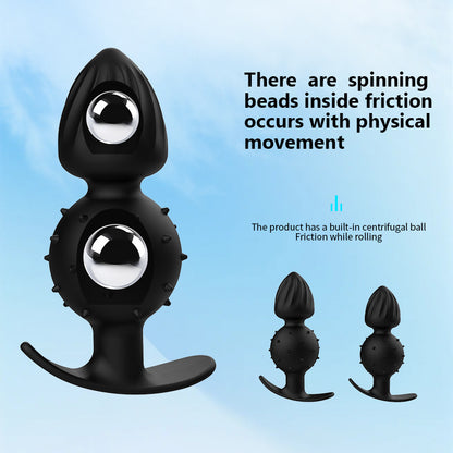 Silicone Anal Plug Vibrator with Double Vibration Modes